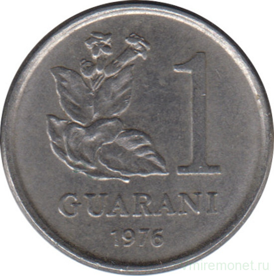Монета. Парагвай. 1 гуарани 1976 год.