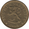 Аверс. Монета. Финляндия. 20 пенни 1965 год.