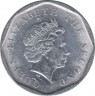 Монета. Восточные Карибские государства. 5 центов 2010 год. рев.
