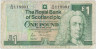 Банкнота. Великобритания. Шотландия. "Royal Bank of Scotland PLC". 1 фунт 1989 год. Тип 351а. ав.