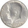 Монета. США. 50 центов 1976 год. Монетный двор S. 200 лет независимости. Серебро. ав.