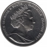 Монета. Великобритания. Южная Георгия и Южные Сэндвичевы острова. 2 фунта 2007 год. Эрнест Генри Шеклтон.