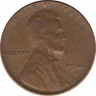 Монета. США. 1 цент 1946 год (D). ав.