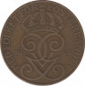  Монета. Швеция. 5 эре 1925 год ав.