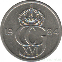 Монета. Швеция. 10 эре 1984 год.