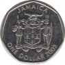Монета. Ямайка. 1 доллар 2003 год. ав.