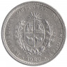 Монета. Уругвай. 20 сентесимо 1920 год.