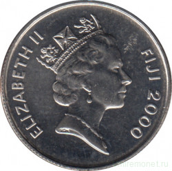 Монета. Фиджи. 5 центов 2000 год.