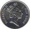 Монета. Фиджи. 5 центов 2000 год. ав.