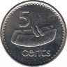 Монета. Фиджи. 5 центов 2000 год. рев.