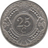 Монета. Нидерландские Антильские острова. 25 центов 2009 год. ав.