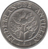Монета. Нидерландские Антильские острова. 25 центов 2009 год. рев.