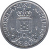 Монета. Нидерландские Антильские острова. 1 цент 1980 год. ав.