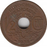 Монета. Французский Индокитай. 1/2 сантима 1938 год. ав.