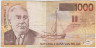 Банкнота. Бельгия. 1000 франков 1997 год. Тип 150. ав.