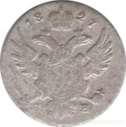 Монета. Царство Польское. 5 грошей 1827 год. (IB).