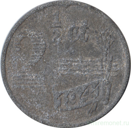 Монета. Нидерланды. 2.5 цента 1941 год.