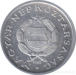 Монета. Венгрия. 1 форинт 1965 год.