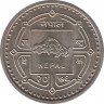 Монета. Непал. 100 рупий 2019 (2076) год. 550 лет со дня рождения Гуру Нанака. рев.