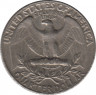  Монета. США. 25 центов 1984 год. Монетный двор D. рев.
