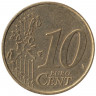 Монета. Франция. 10 центов 2005 год. 