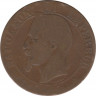Монета. Франция. 5 сантимов 1864 год. BB. ав.