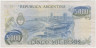 Банкнота. Аргентина. 5000 песо 1977 - 1983 года. Тип 303а (2). рев.