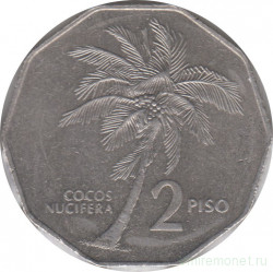 Монета. Филиппины. 2 песо 1988 год.