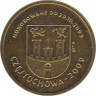 Монета. Польша. Честохова. 4 честохи 2009 год. рев.