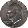 Монета. США. 1 доллар 1973 год. Монетный двор D. ав.