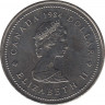 Монета. Канада. 1 доллар 1984 год. 450 лет открытия Гаспе. рев.