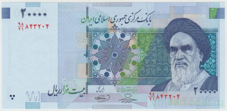 Банкнота. Иран. 20000 риалов 2009 год. Тип 150Аа (2).