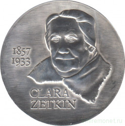 Монета. ГДР. 20 марок 1982 год. 125 лет со дня рождения Клары Цеткин.
