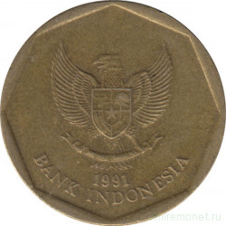 Монета. Индонезия. 100 рупий 1991 год. 