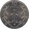 Монета. Вануату. 50 вату 1990 год.  ав.