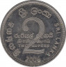 Монета. Шри-Ланка. 2 рупии 2006 год. ав.