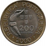 Реверс.Монета. Португалия. 200 эскудо 2000 год. XXVII летние Олимпийские игры в Сиднее.