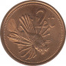 Монета. Папуа - Новая Гвинея. 2 тойя 1987 год. ав.