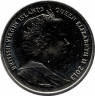 Монета. Великобритания. Британские Виргинские острова. 1 доллар 2013 год. Крестины Принца Джорджа Кембриджского.