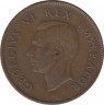 Монета. Южно-Африканская республика (ЮАР). 1 пенни 1938 год. рев.