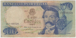 Банкнота. Португалия. 100 эскудо 1978 год. Тип 2. 