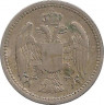 Монета. Сербия. 10 пара 1884 год. рев.