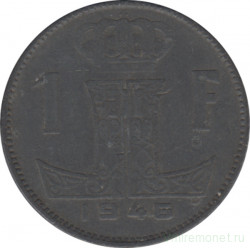 Монета. Бельгия. 1 франк 1946 год. BELGIE-BELGIQUE.