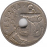Монета. Испания. 50 сентимо 1951(1949) год. Стрелы вверх. fd/