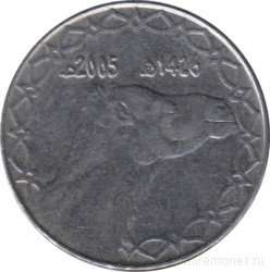 Монета. Алжир. 2 динара 2005 год.