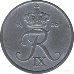 Монета. Дания. 1 эре 1956 год.