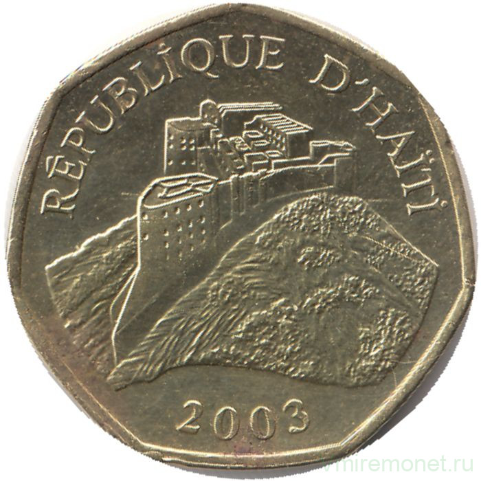 Монета. Гаити. 1 гурд 2003 год.