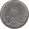 Монета. Нидерландские Антильские острова. 10 центов 1980 год. ав.