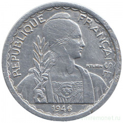 Монета. Французский Индокитай. 5 сантимов 1946 год.