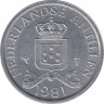 Монета. Нидерландские Антильские острова. 1 цент 1981 год. ав.